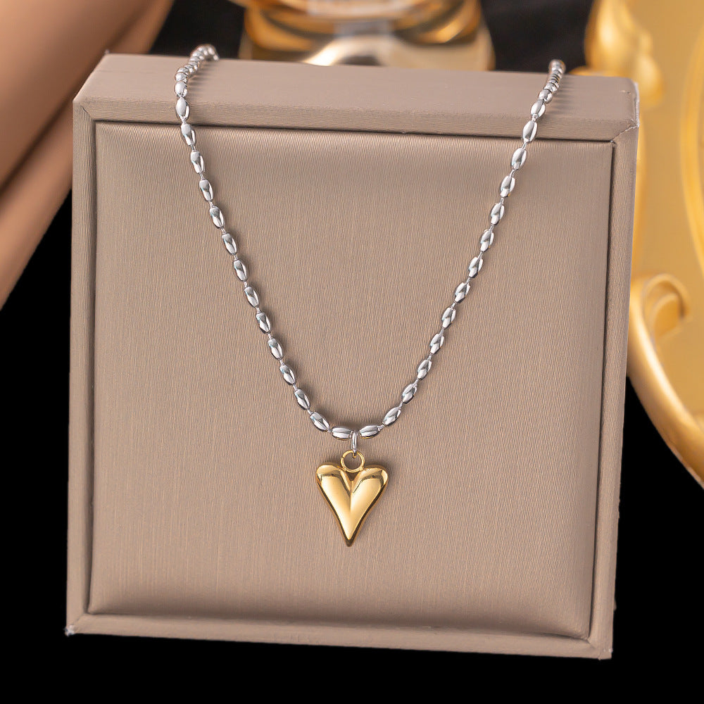 Women's Titanium Steel Heart Necklace – product view 84
