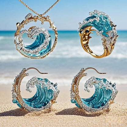 Wave Design Jewelry Set – product view 4