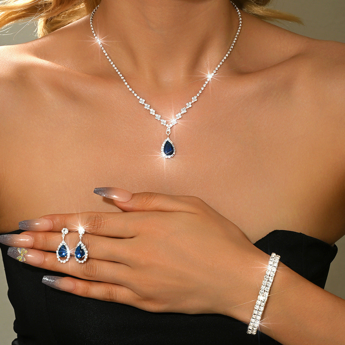 Water Drop Jewelry Set – product view 22