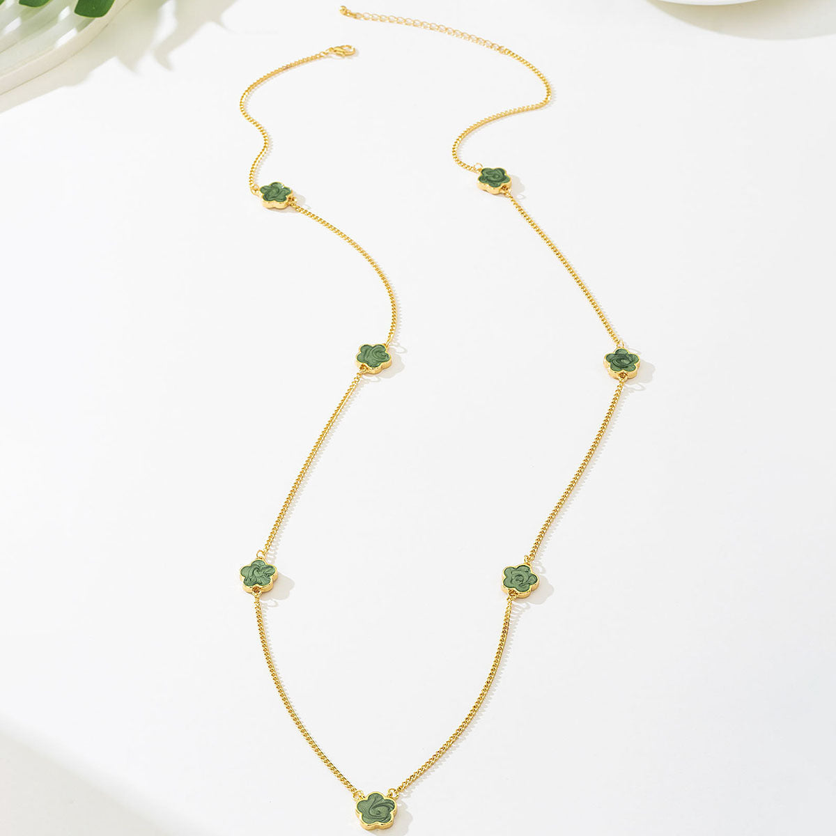 Women's Long Pendant Necklace – product view 14