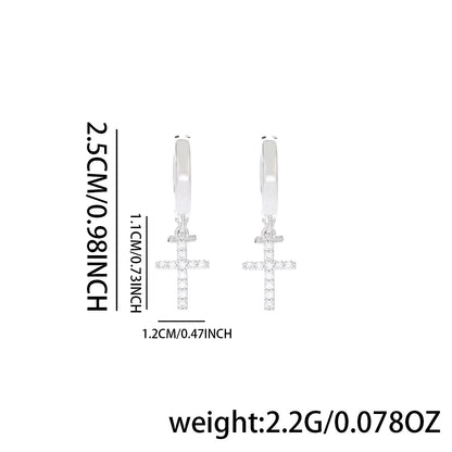 Cross Earrings – product view 4