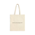 Doubt Your Thoughts Tote Bag | Minimal Text Canvas Tote