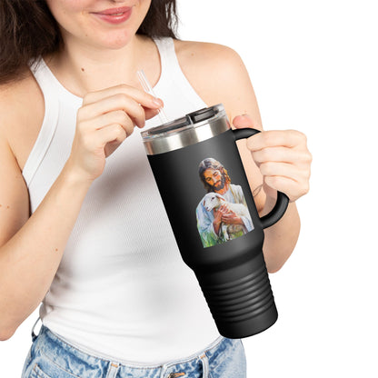 Jesus Holding Lamb 40oz Insulated Travel Tumbler — alternate tumbler product image 13
