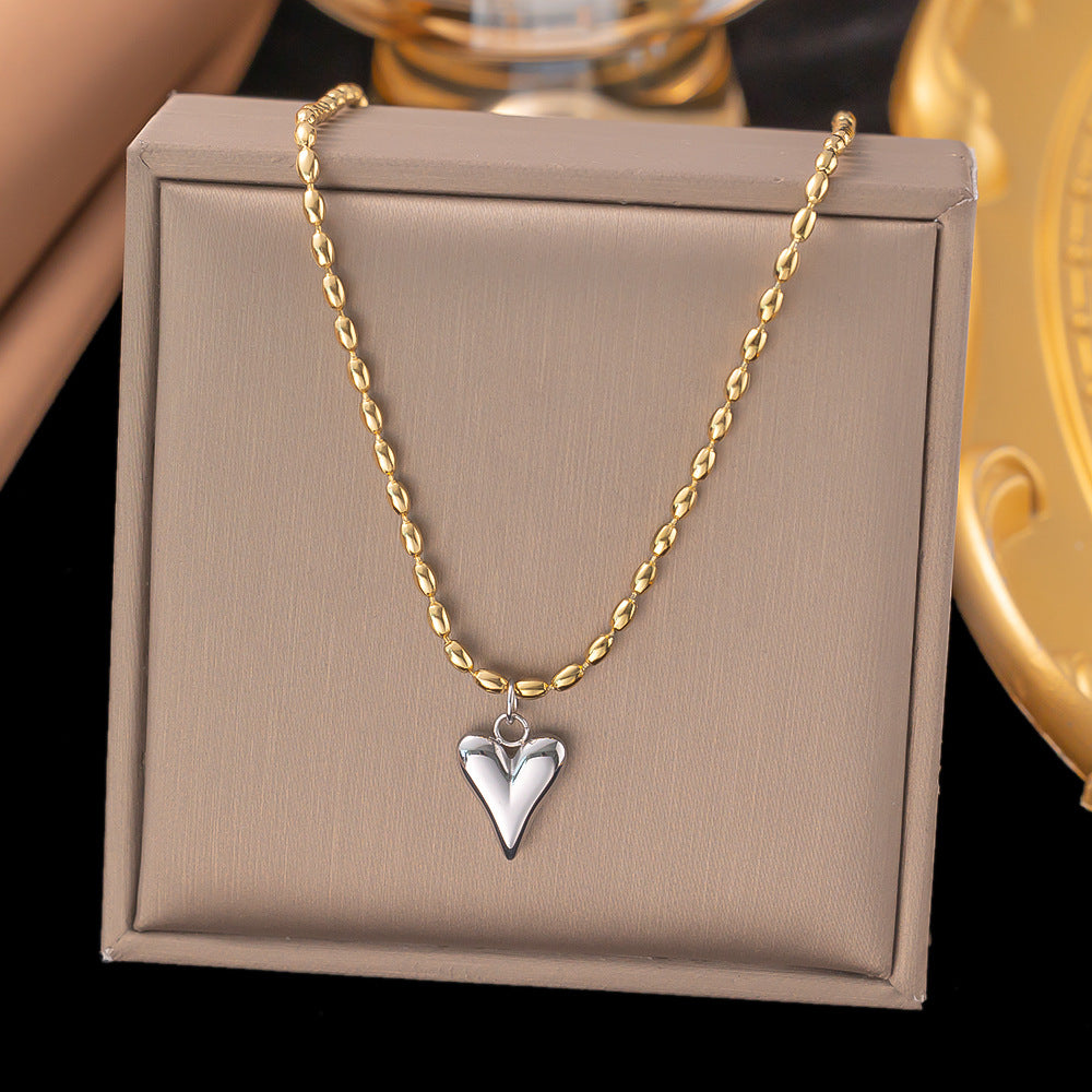 Women's Titanium Steel Heart Necklace – product view 85