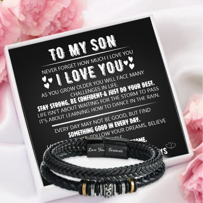 Multi-layer Leather Bracelet – product view 4