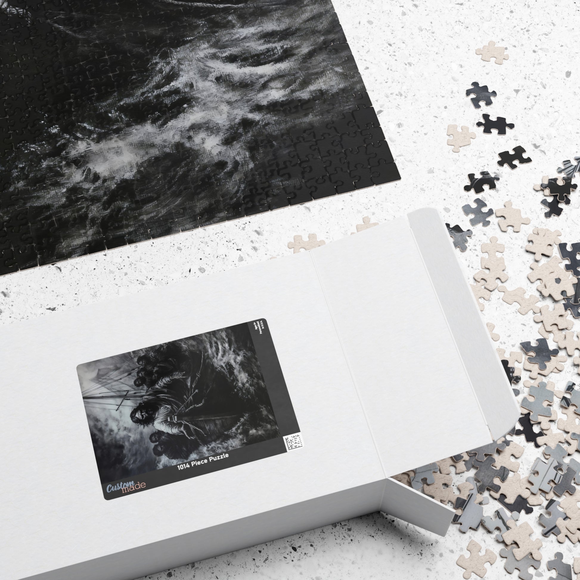 Jesus Walking on Water Religious Faith Jigsaw Puzzle — alternate puzzle product image 6