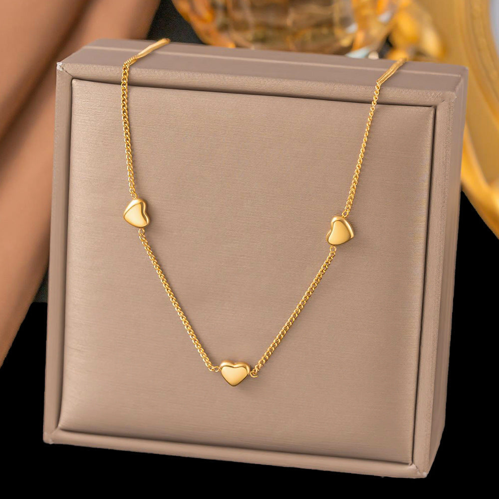 Women's Titanium Steel Heart Necklace – product view 76
