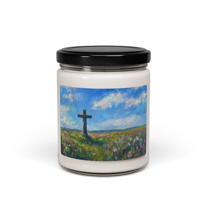 Cross on Hill 9oz Soy Candle — alternate candle product image 4