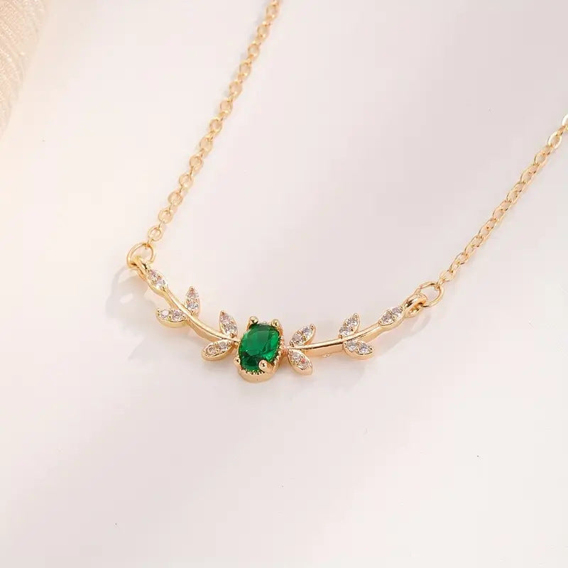 Geometric Molecule Pendant Necklace – product view 3