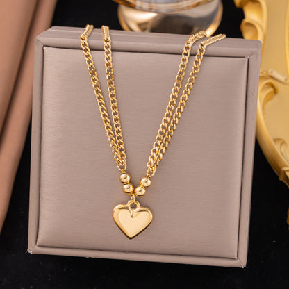 Women's Titanium Steel Heart Necklace – product view 73