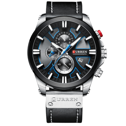 Mens Round Business Watch Calendar – product view 5