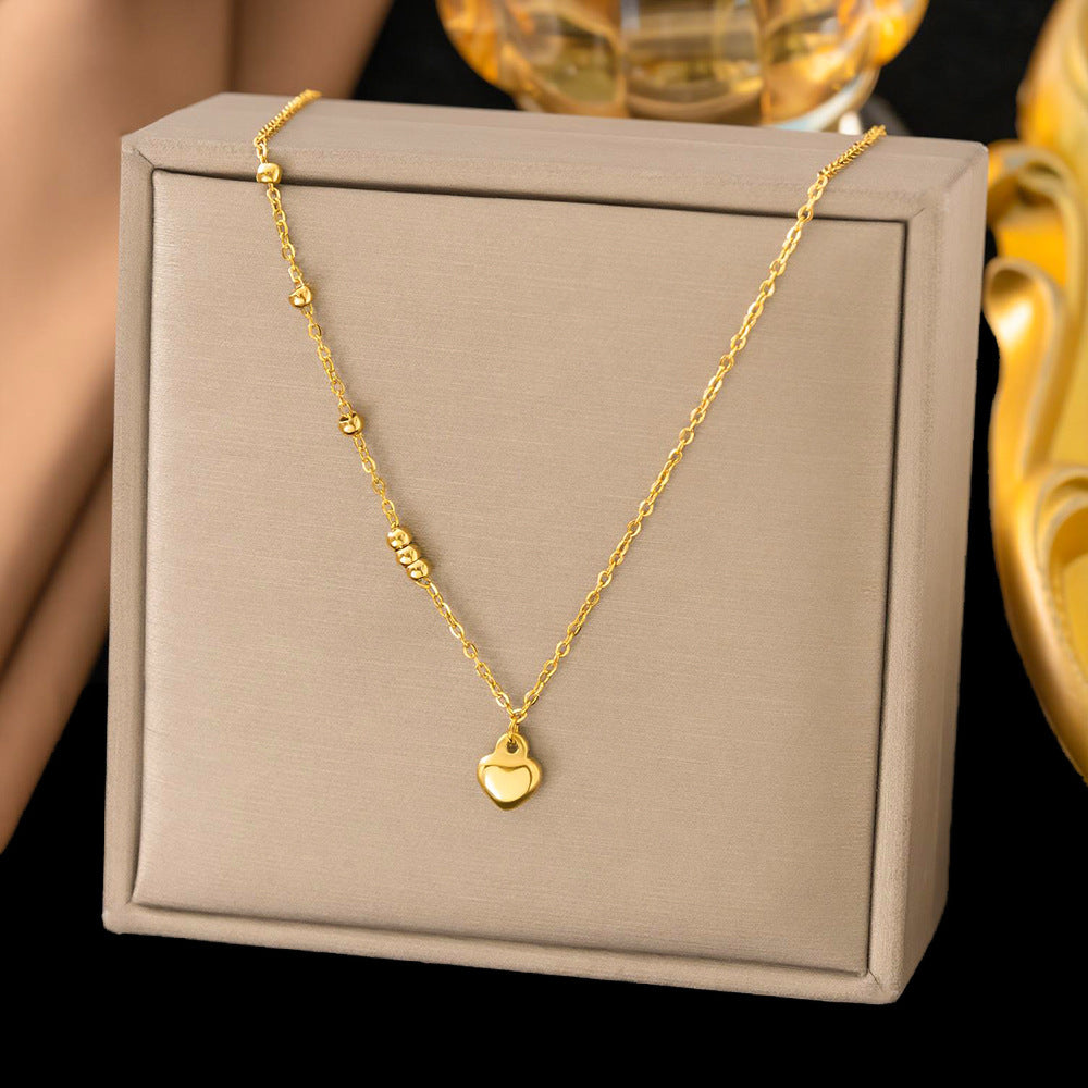 Women's Titanium Steel Heart Necklace – product view 7