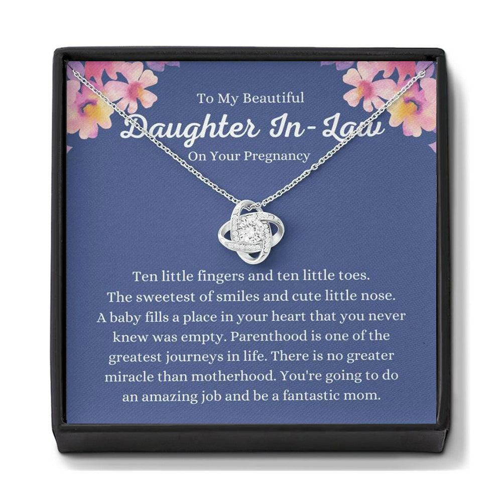 Rotating Four-leaf Clover Crystal Necklace – product view 2