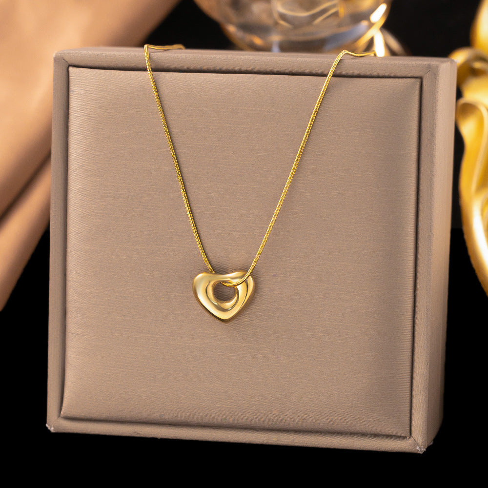 Women's Titanium Steel Heart Necklace – product view 86
