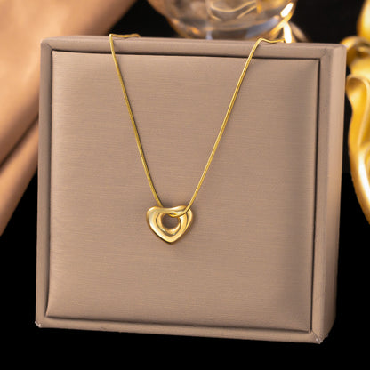 Women's Titanium Steel Heart Necklace – product view 86
