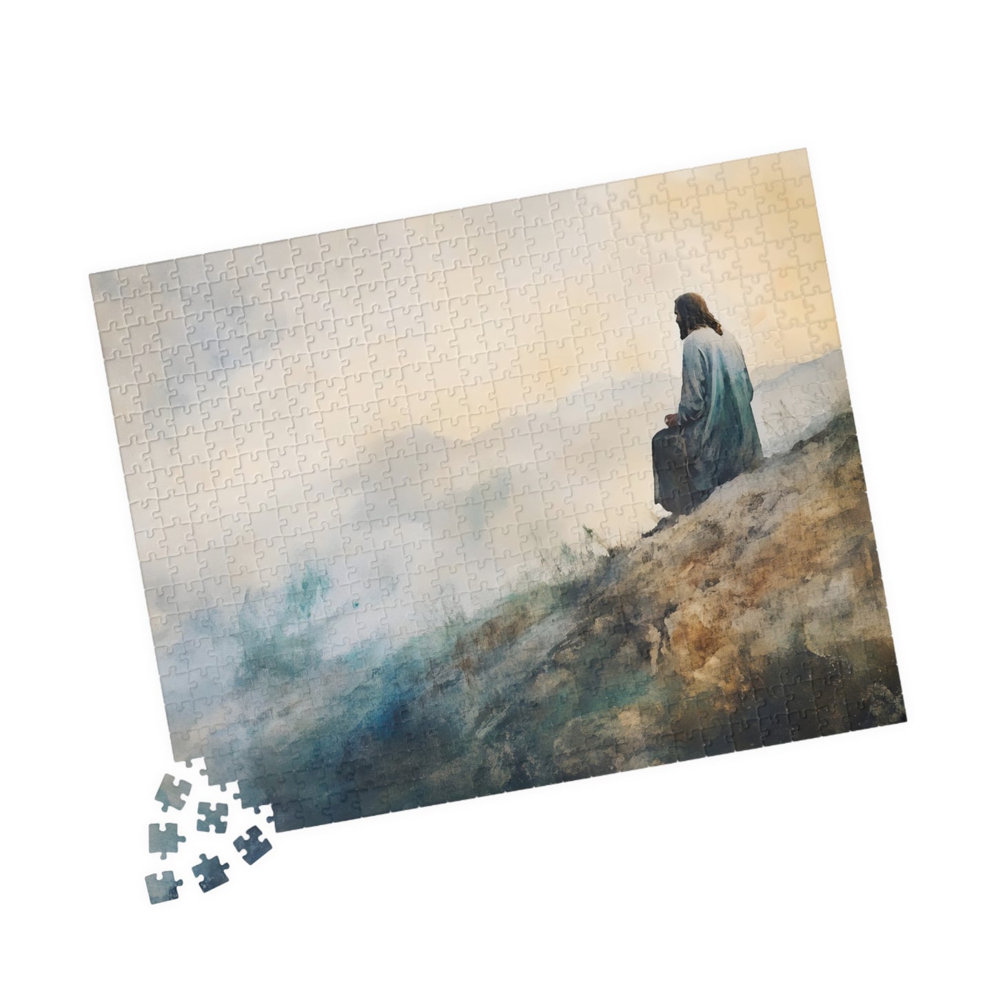 Jesus Walking on Water Puzzle | Christian Faith Scene, Religious Jigsaw