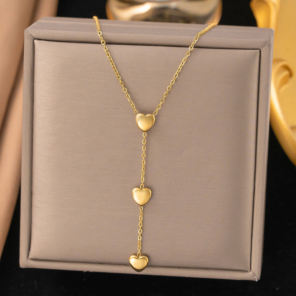 Women's Titanium Steel Heart Necklace – product view 4