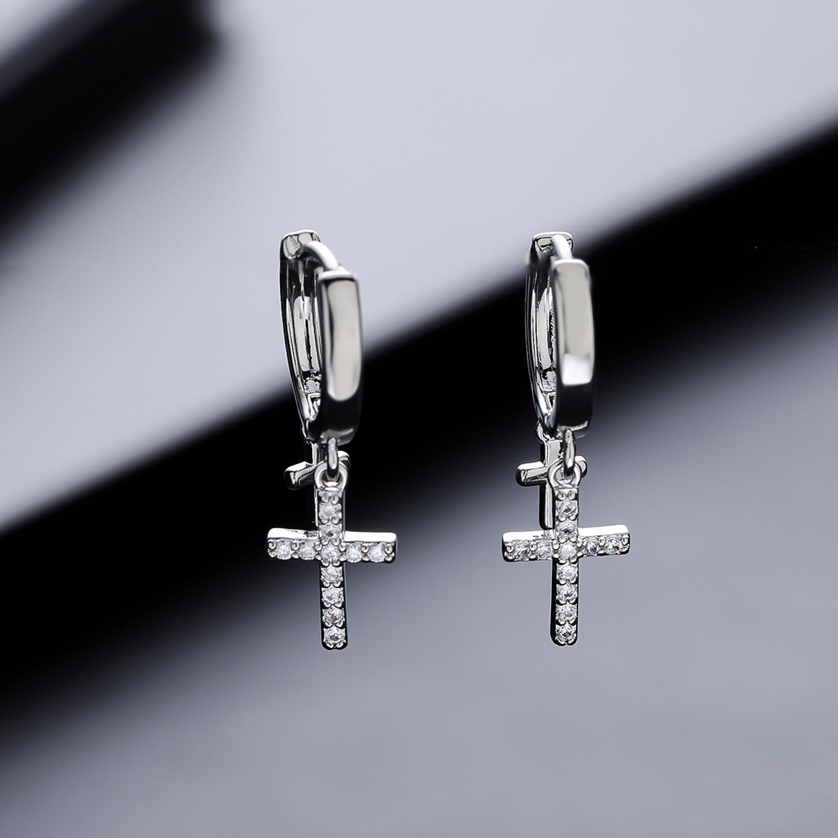Cross Earrings – product view 2