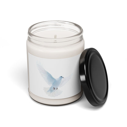 White Dove Illustration 9oz Soy Candle — alternate candle product image 27