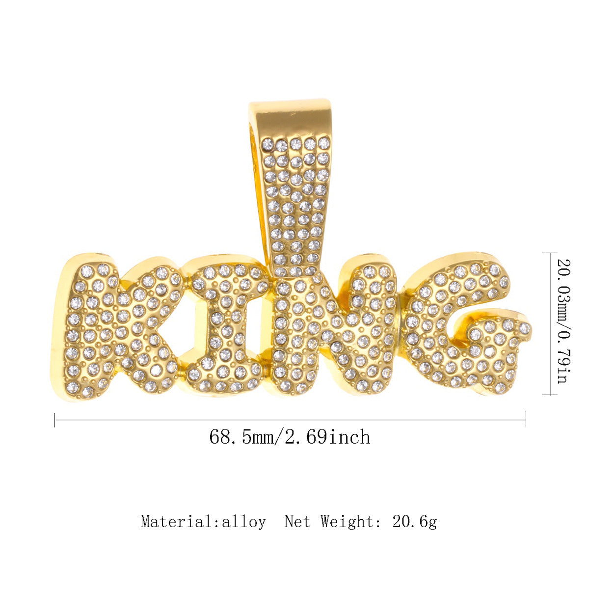 Cuban Chain Necklace Pendant – product view 58