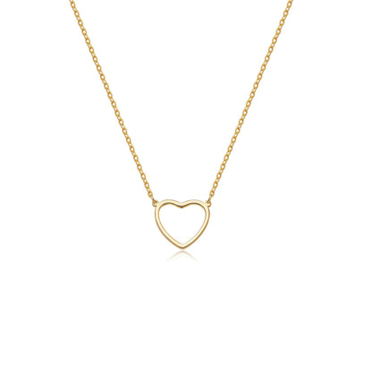 Stainless Steel Heart Pendant Necklace – product view 1
