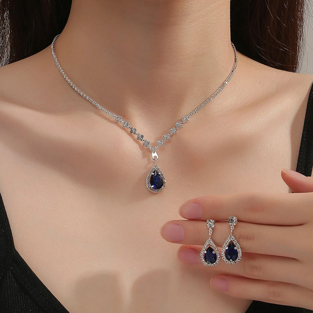 Water Drop Jewelry Set – product view 7