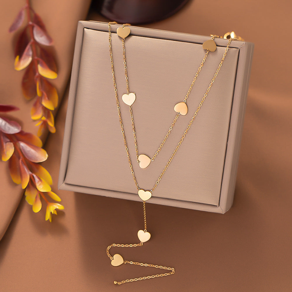 Women's Titanium Steel Heart Necklace – product view 72