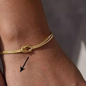 Round Snake Bone Bracelet – product view 11