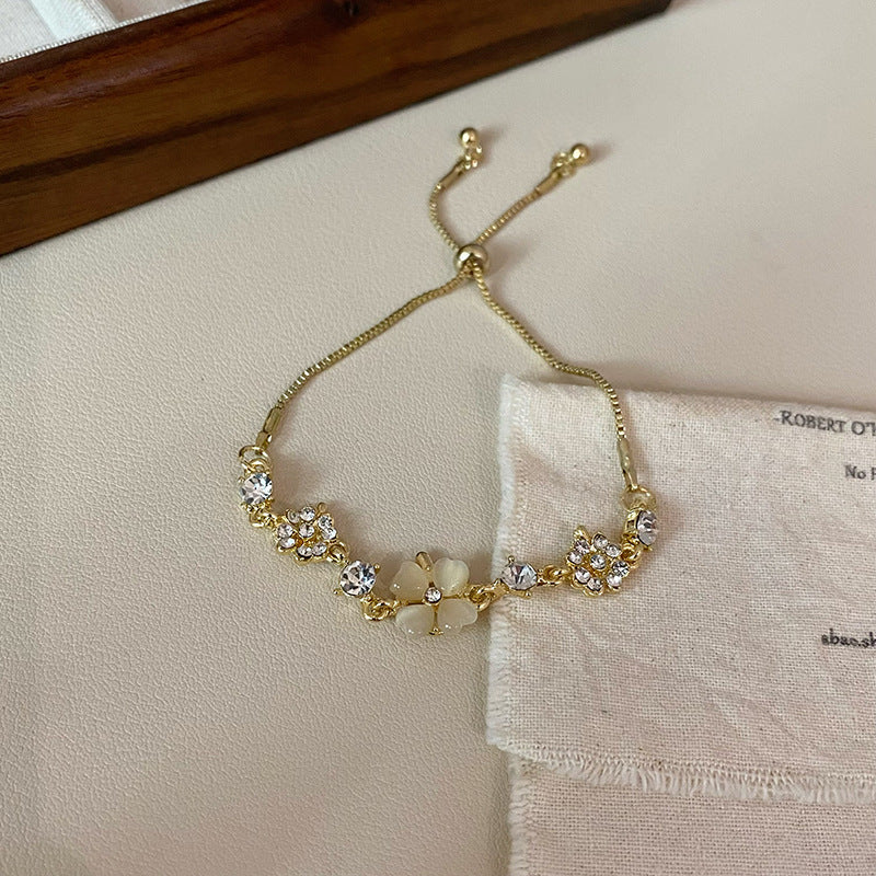 Classic Bracelet – Mixed materials (metal alloy – product view 3