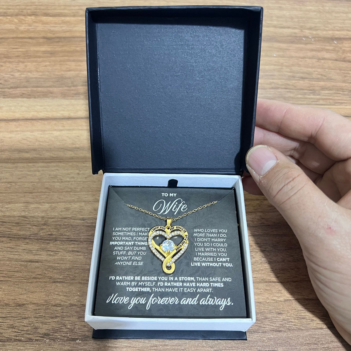 Heart-shaped Necklace – product view 11