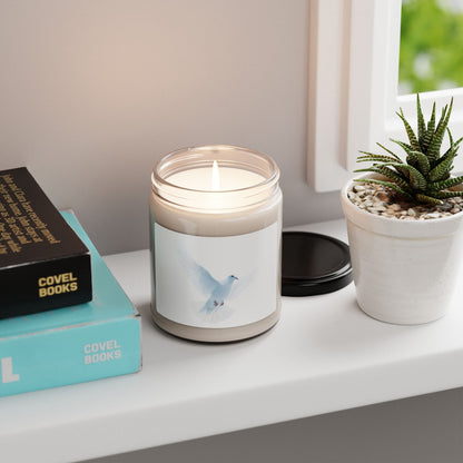White Dove Illustration 9oz Soy Candle — alternate candle product image 17