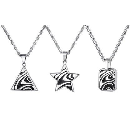 Wavy Star Pendant Necklace – product view 5