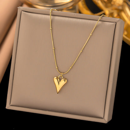 Women's Titanium Steel Heart Necklace – product view 5