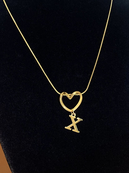 Alphabet Heart Pendant Necklace – product view 29