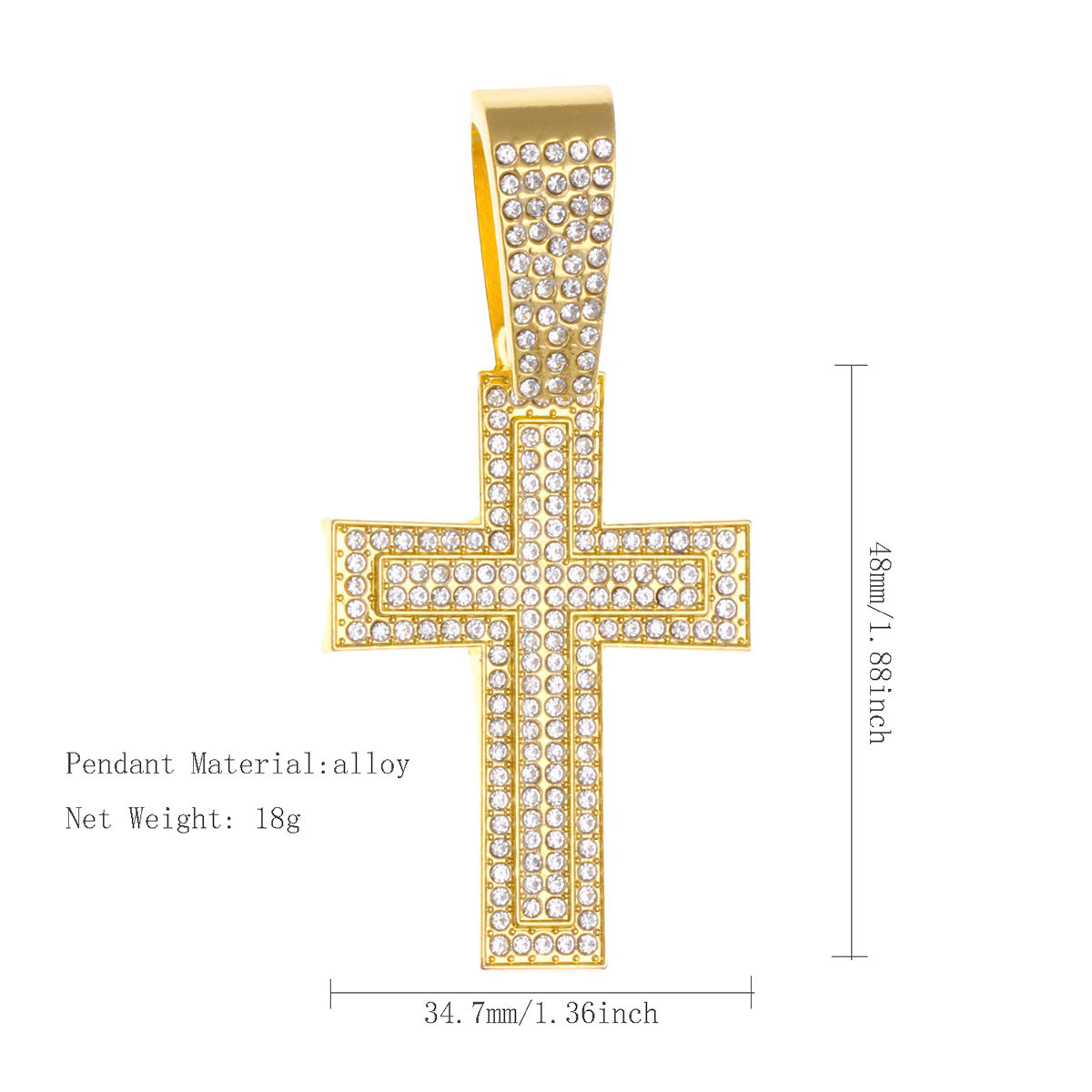 Cuban Chain Necklace Pendant – product view 70