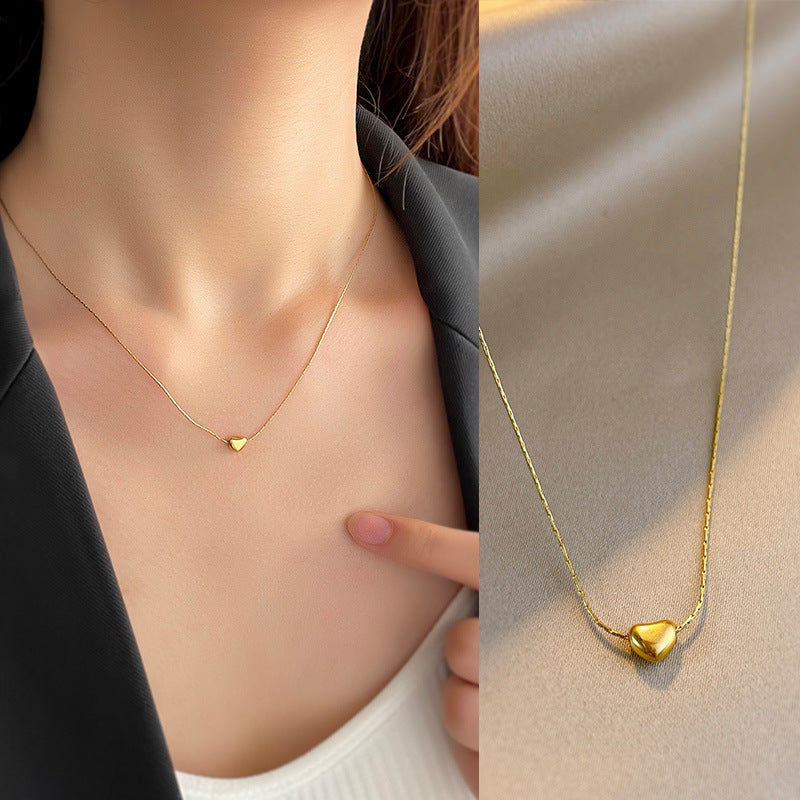 Women's Titanium Steel Heart Necklace – product view 29