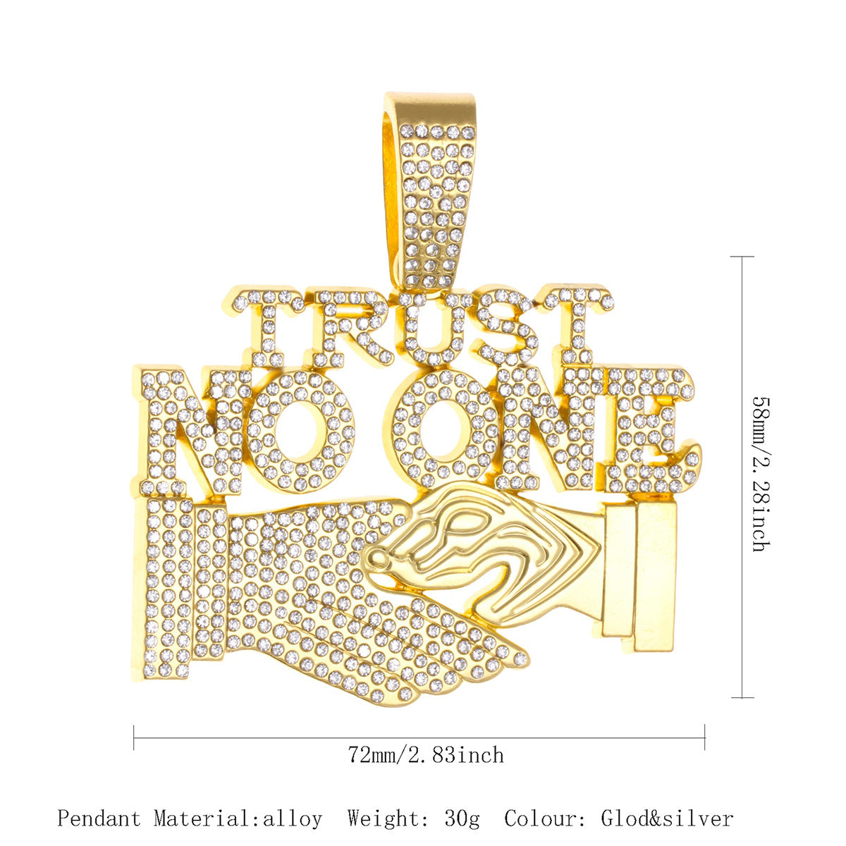 Cuban Chain Necklace Pendant – product view 62