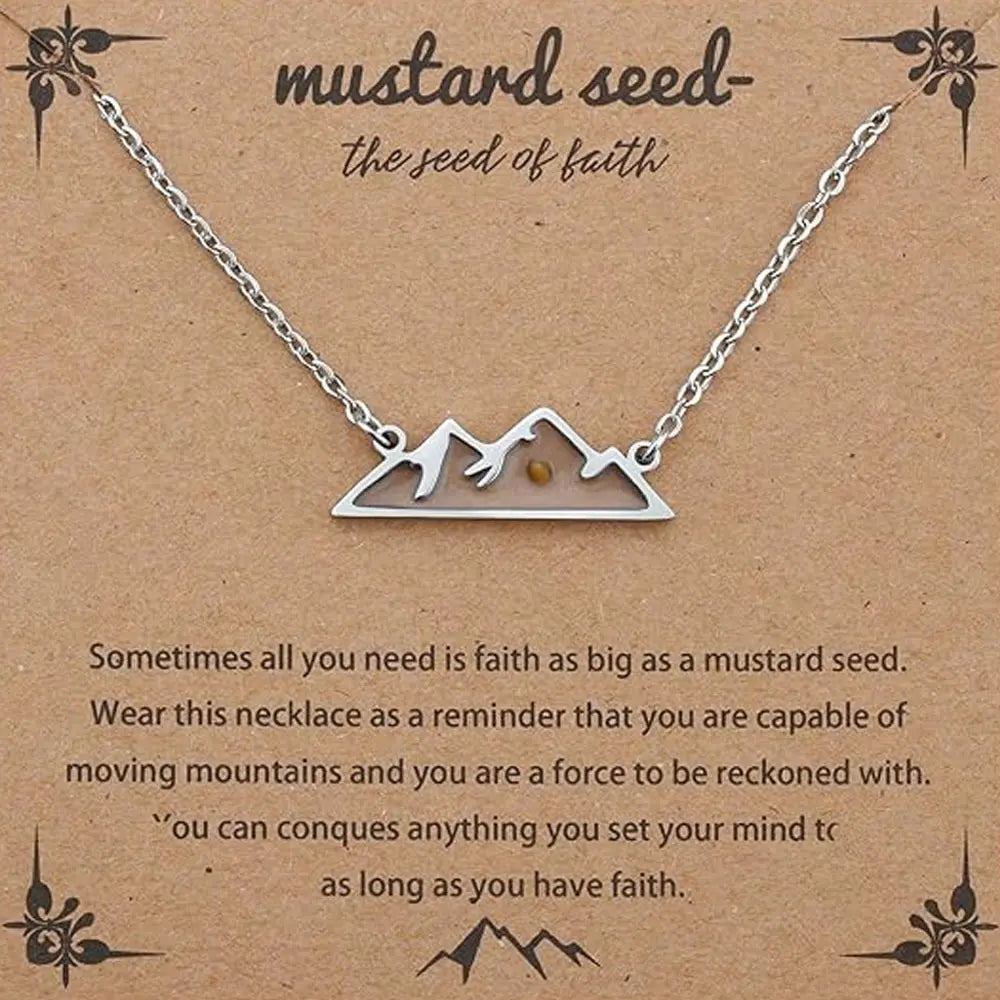 Oval Inspirational Necklace – product view 7