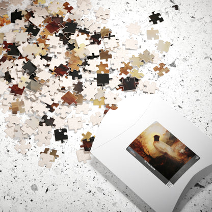 Jesus with Lamb Christian Art Puzzle — alternate puzzle product image 9