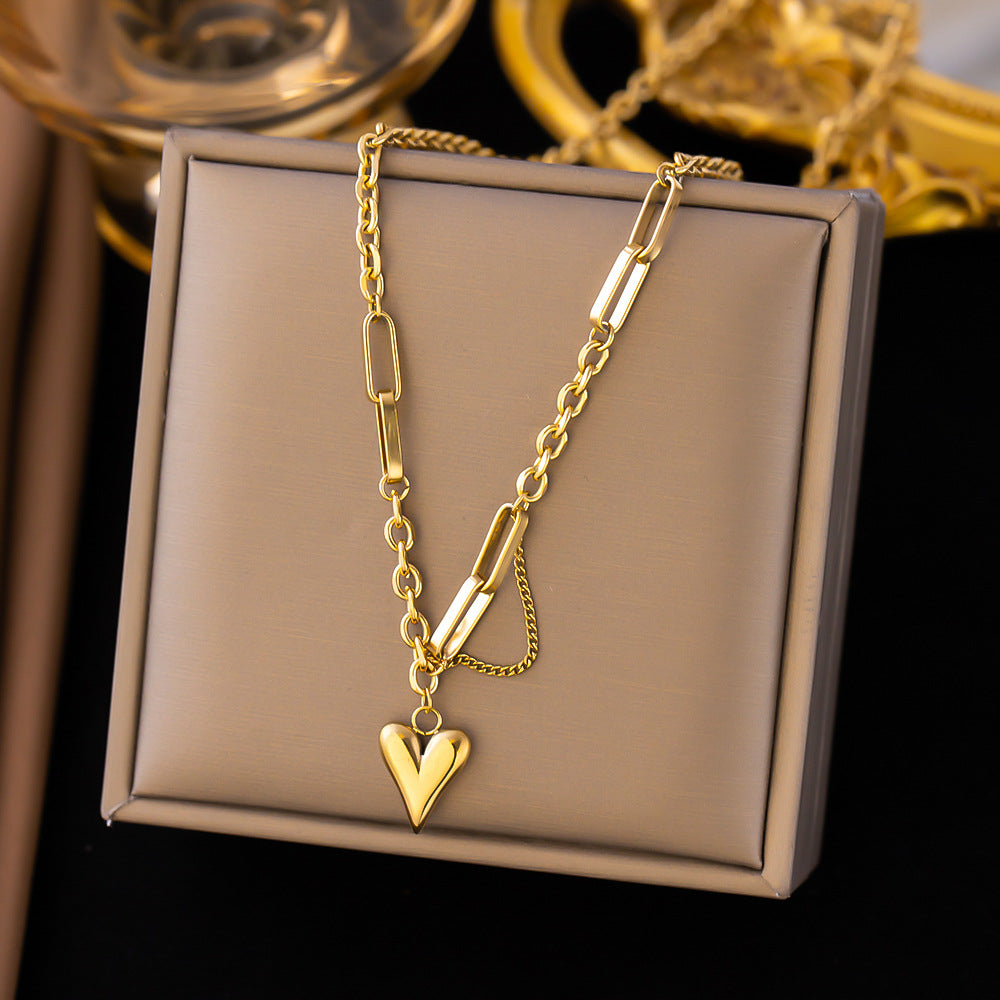 Women's Titanium Steel Heart Necklace – product view 59