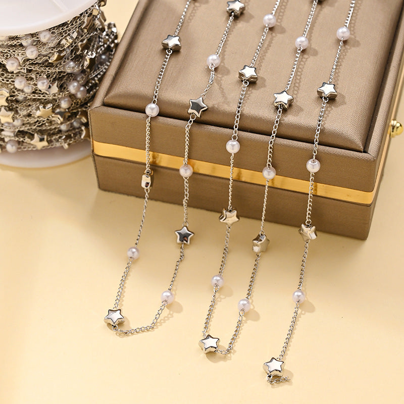 Imitation Pearl Chain Necklace – product view 27