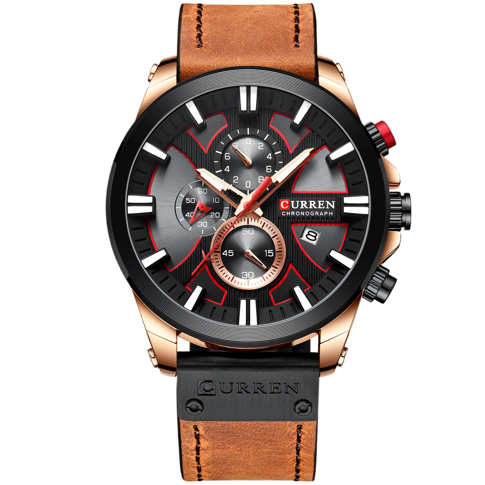 Mens Round Business Watch Calendar – product view 6