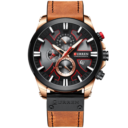 Mens Round Business Watch Calendar – product view 6
