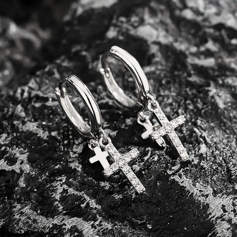 Cross Earrings – product view 1