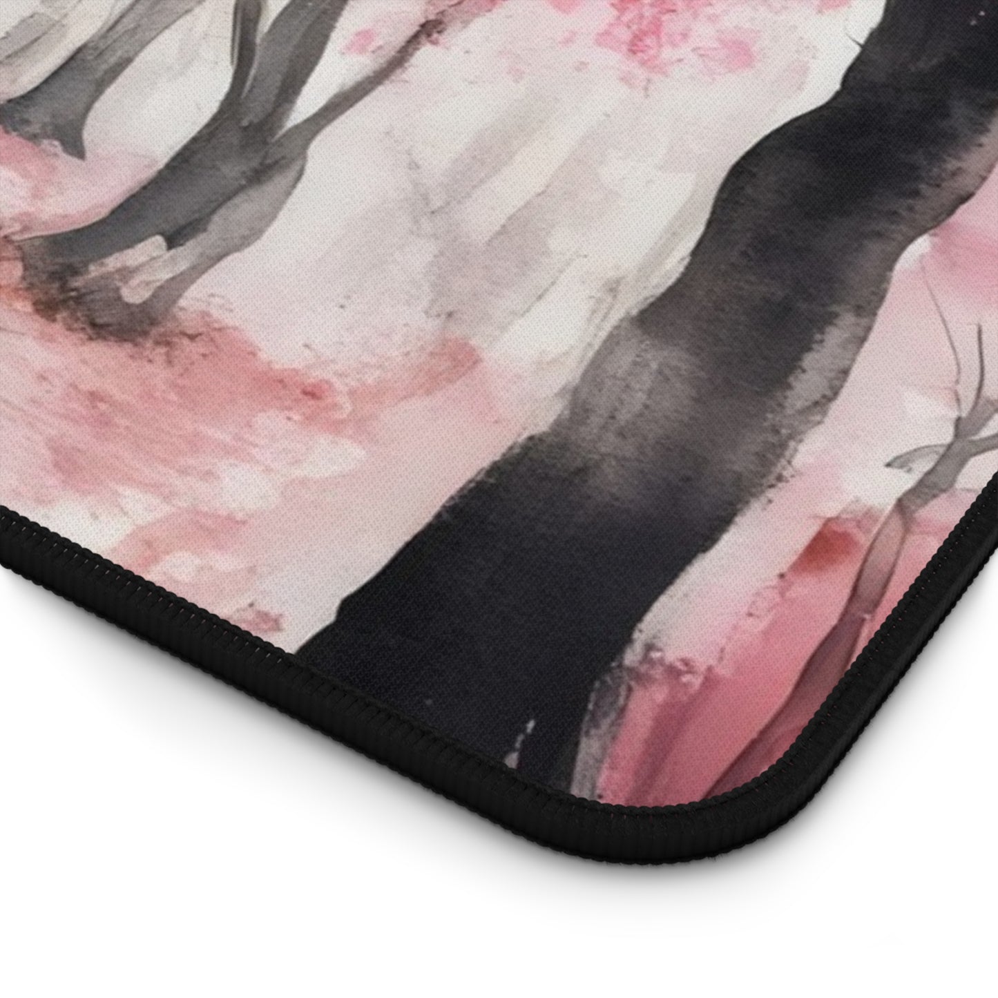 Cherry Blossom Path Desk Mat | Pink Sakura Mouse Pad