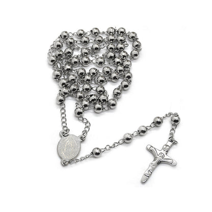 Wide Cross Chain Necklace – product view 2