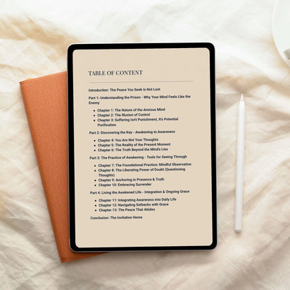 The Stillness Within: A Guide to Peace Beyond Anxious Thoughts (eBook) PeaceBeyondThought