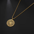 Windmill Ring Pendant Necklace