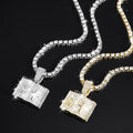 Men's Magic Book Cross Pendant