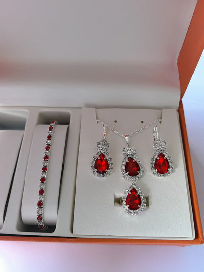 Crystal-Accent Jewelry Set – product view 10